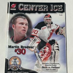 NHL New Jersey Devils Center Ice Program - Red and Black